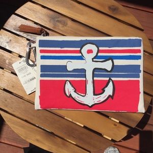 NWT Style & Co Water Resistant Zip Pouch